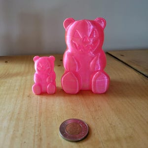 Quetschbarer Halloween-Gummibärchen, Kürbisgesicht, pinkfarbenes Fidget-Spielzeug (2 oder 4 Zoll) Bild 2