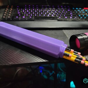 巨大ペンケース、特大サイズのユニークなペンホルダー、鉛筆10本収納可能、関節炎補助具、教師へのギフト 画像 5