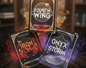 Fourth Wing + Iron Flame + Onyx Storm Korean Limited Edition Book