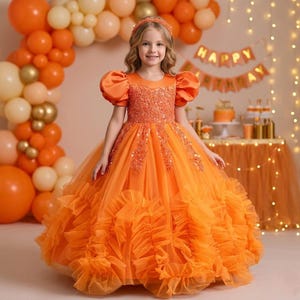 orange sneaker ball dress Sneaker Ball Dress with Orange 1s