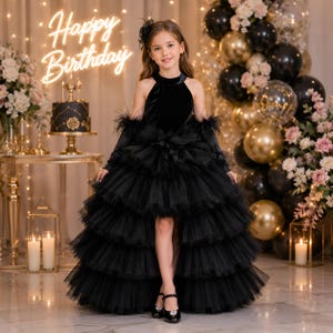 black 5t dress 5t Pageant Dresses