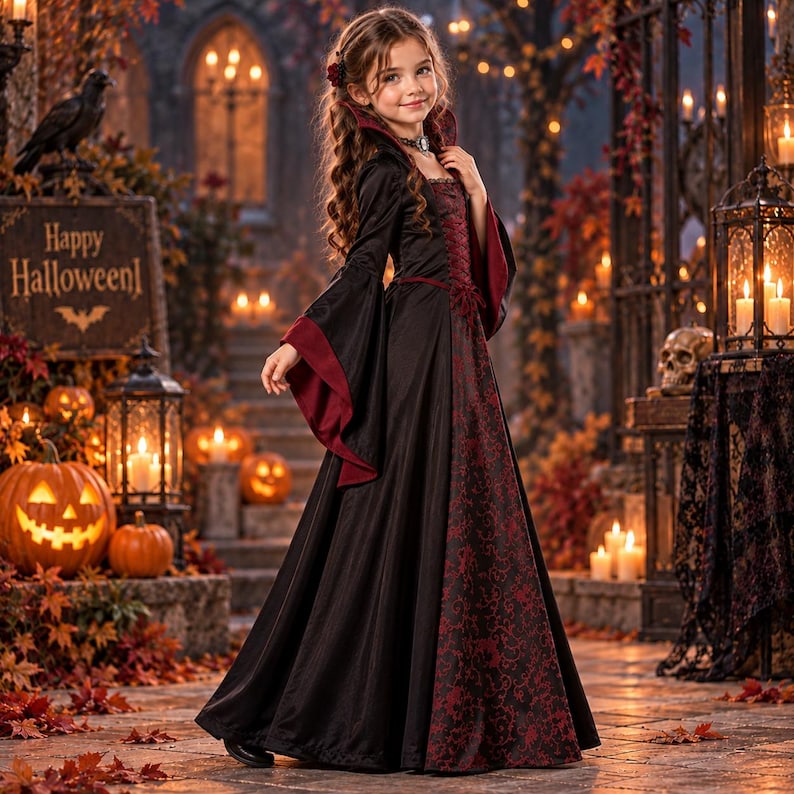gothic dress for kids