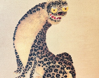 Korean Hojakdo Tiger and Magpie Notebook, Korean Traditional Folk Art Journal, K-pop Demon Hunters