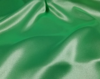 Lime Green Satin Fabric