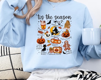 Tis The Season Sweatshirt, Fall Pumpkin Crewneck, Cute Football Sweatshirt, Autumn Unisex Pullover, Cozy Fall Shirt, Pumpkin Season Gift