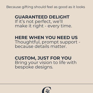 Op de afbeelding: Cr&egrave;mekleurige afbeelding met de tekst "GIFT CONFIDENTLY." en extra tekst die gegarandeerde vreugde, snelle ondersteuning en aangepaste ontwerpen promoot. Het Coralline-logo staat onderaan.