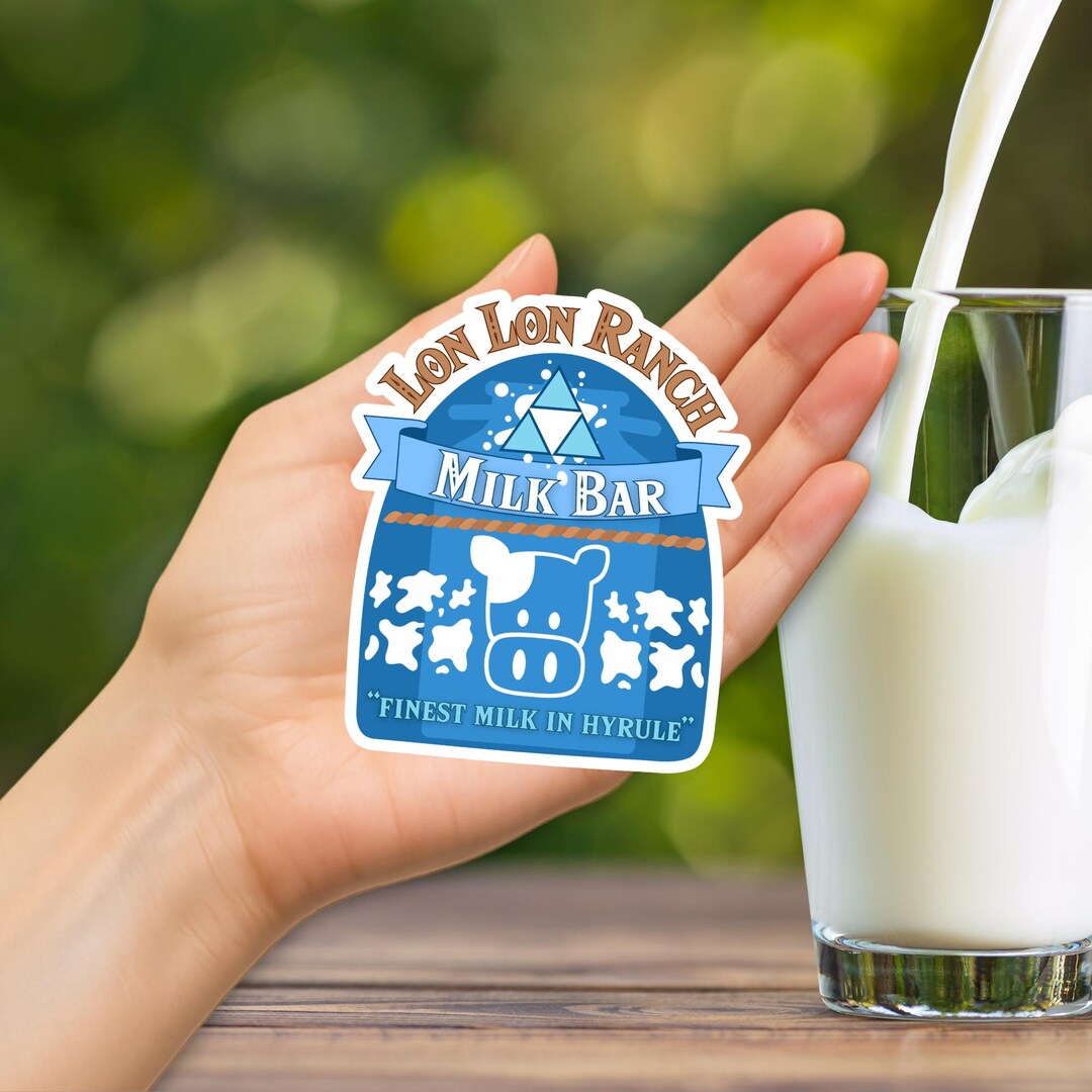 Lon Lon Ranch Milk Bar Waterproof Sticker | Legend of Zelda - Etsy
