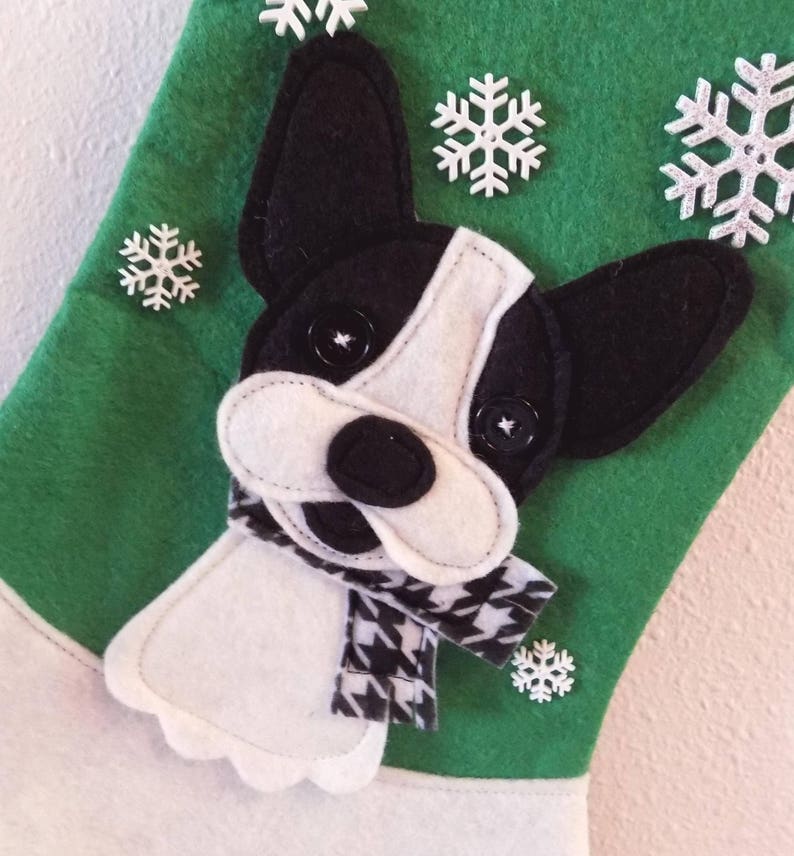 French Bulldog Dog Personalized Christmas Stocking by Etsy