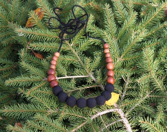 Collier Fait Main Bois de Pomme