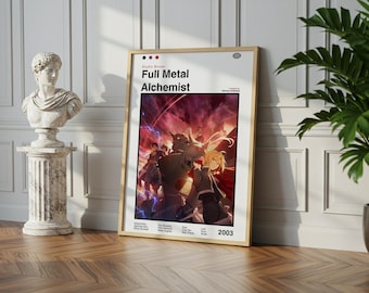 Plakat Full Metal Alchemist: Vintage Anime Manga Art Print