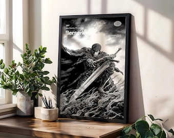 Plakat Berserk: Vintage Anime Manga Art Print