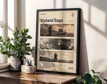 Plakat Vinland Saga: Vintage Anime Manga Art Print