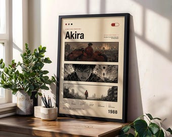 Plakat anime Akira: Vintage Manga Art Print
