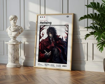 Hellsing Anime Poster: Vintage Manga Art Print