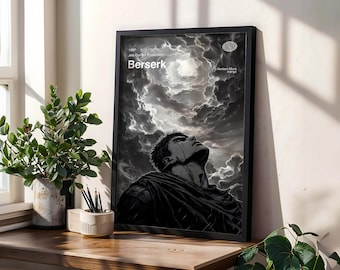 Plakat Berserk: Vintage Anime Manga Art Print