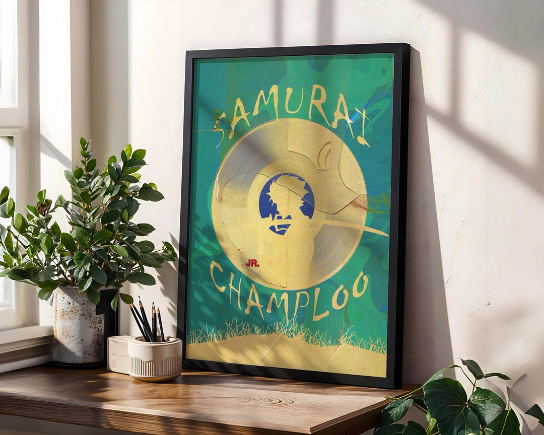 Samurai Champloo Anime Poster: Vintage Manga Art Print - Etsy