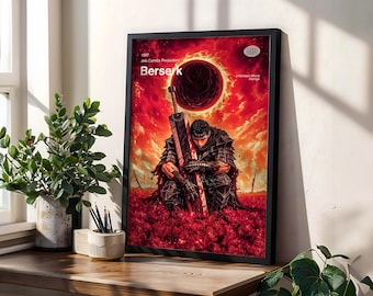 Plakat Berserk: Vintage Anime Manga Art Print