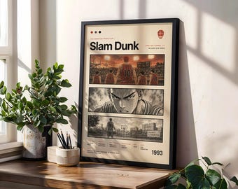 Plakat anime Slam Dunk: Manga na ścianę