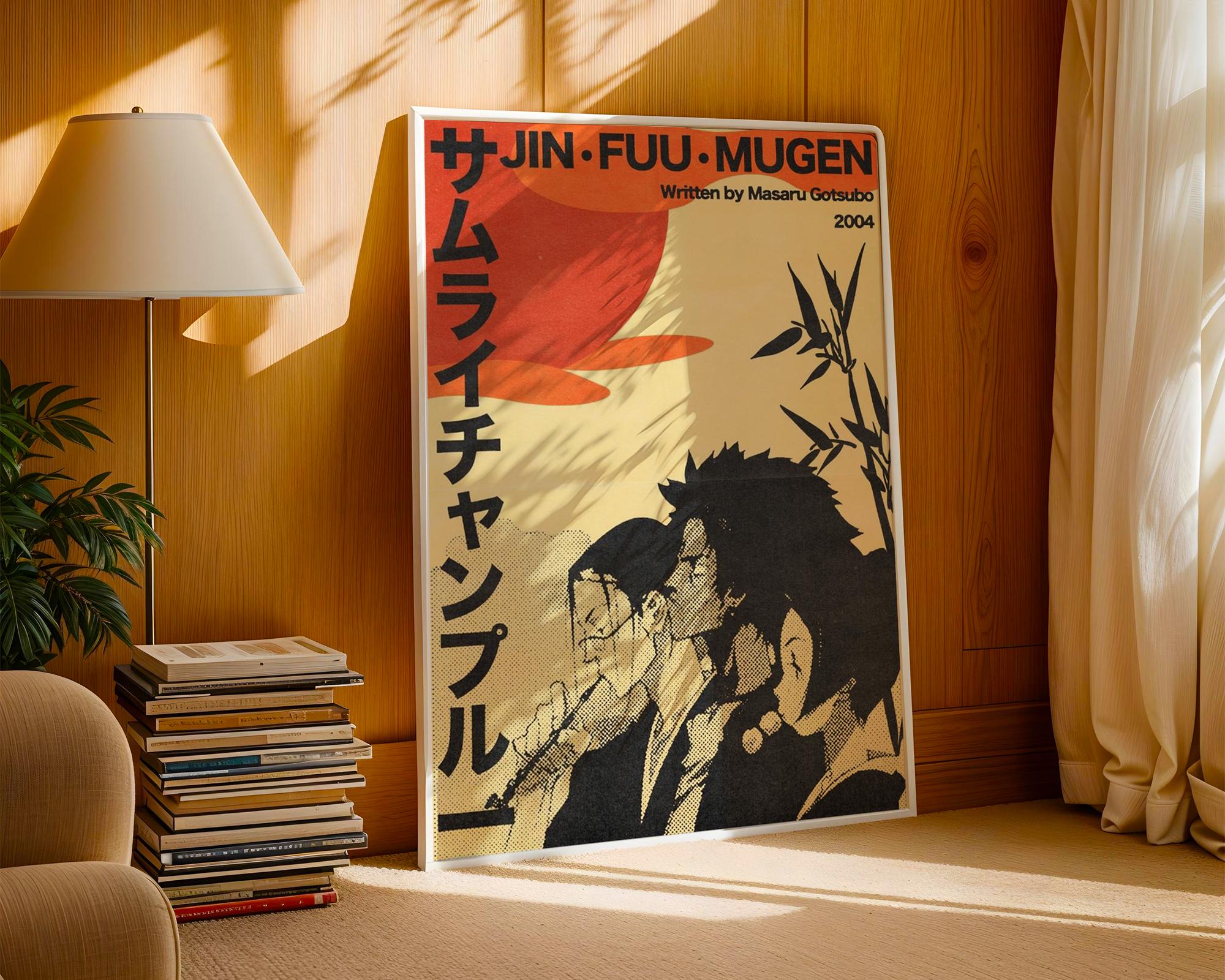 Samurai Champloo Anime Poster: Vintage Manga Art Print - Etsy