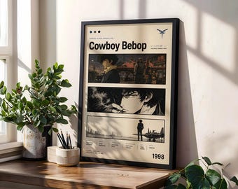 Plakat anime Cowboy Bebop: Vintage Manga Art Print