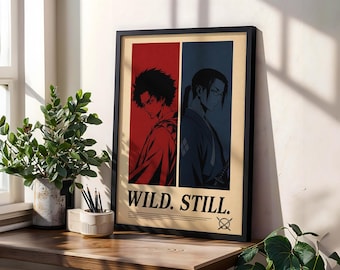 Plakat anime Samurai Champloo: Vintage Manga Art Print