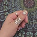925 Sterling Silver Spiral Ring - Handmade Minimalist Jewelry - Swirl Ring for Women - Easter & Mother’s Day Jewelry -Unique Gift for Her product logo