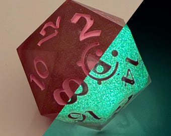 Crimson's Glow Advantage Dice Set (B-GRADE)