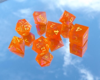 Neon Sunset Dice