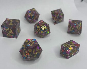 Funky Confetti Dice