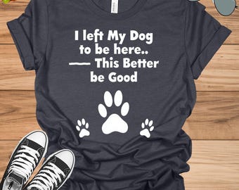 Hunde Pfotenabdruck T-Shirt: Geschenk für Tierliebhaber