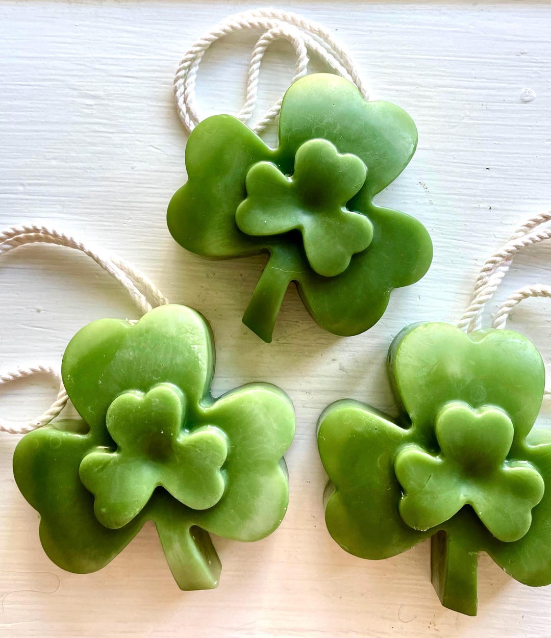 Shamrock Soap on a Rope, Clover, St Patricks Day, Gifts for Men ...