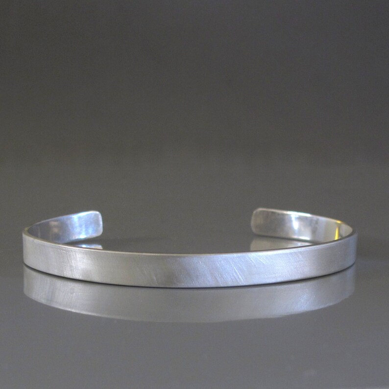 Personalized sterling silver cuff bracelet Personalized mens Etsy