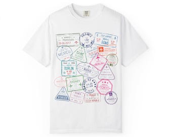 Camiseta de viaje vintage: Camiseta unisex Comfort Colors, regalo ideal para los amantes de los viajes.