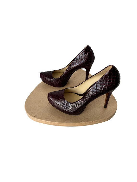 Alexandre Birman Python Print Heels - image 4