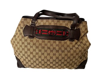 Gucci Dressage Tote GG Canvas