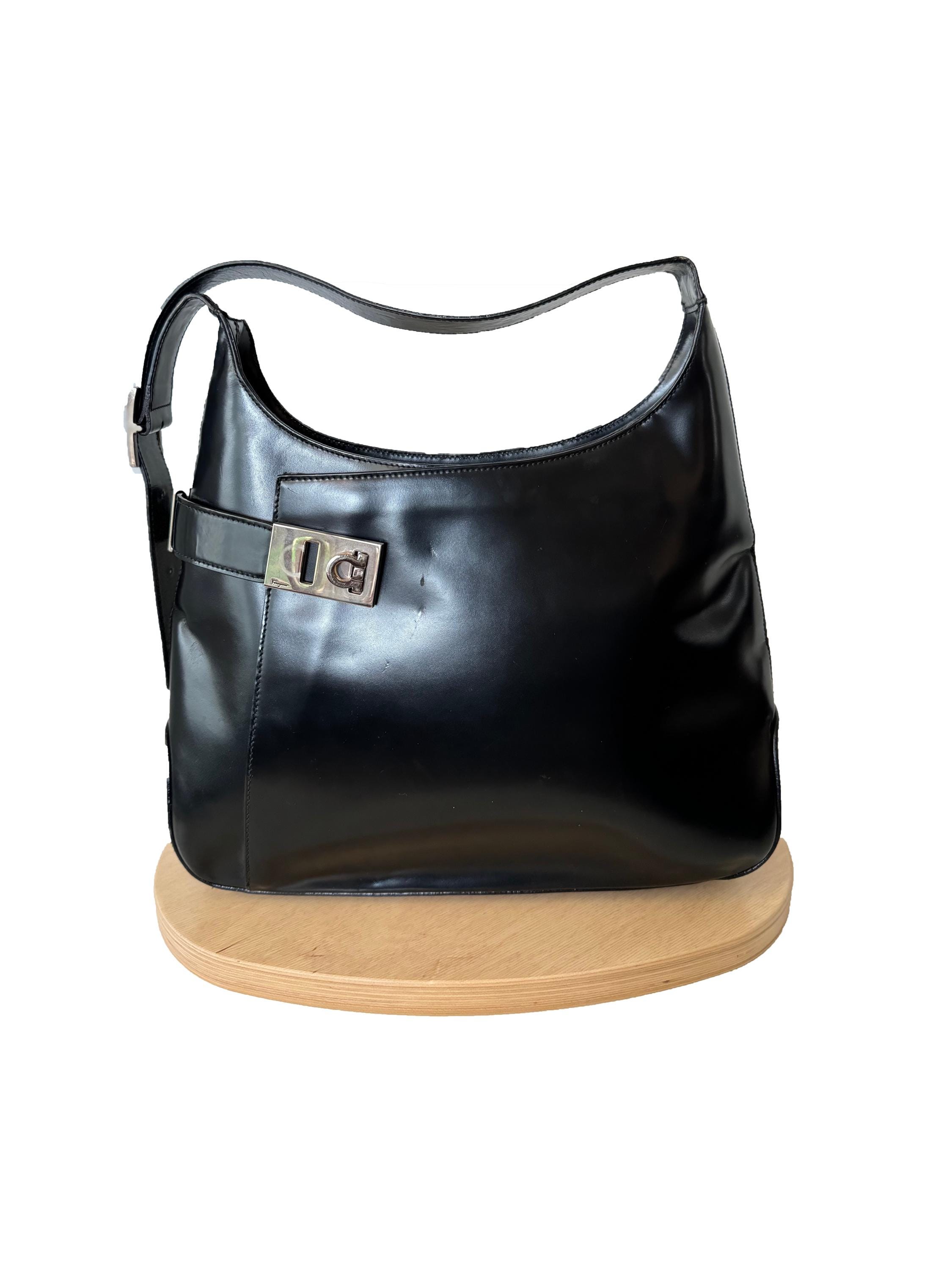 Salvatore Ferragamo Gancini Shoulder Bag - Etsy