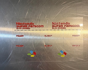 Zestaw transferowy UV DTF - Super Famicom