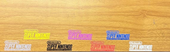 UV DTF Transfer Replacement Label - SNES Entertainment System