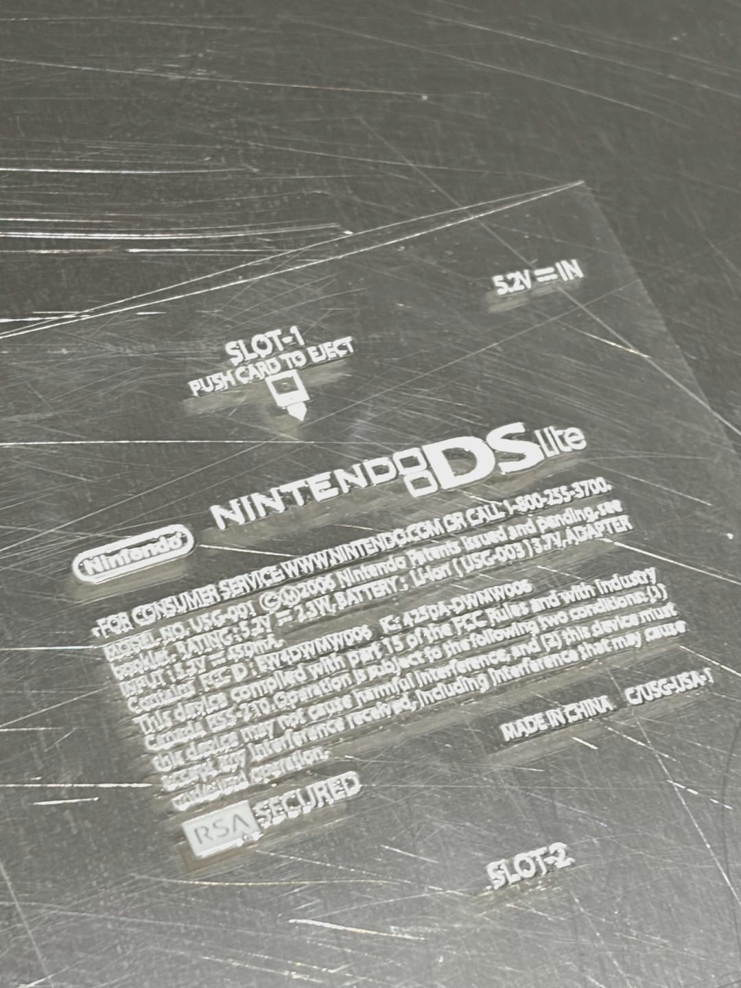 Ds Label UV DTF Transfer Label - Nintendo DS Lite - Etsy