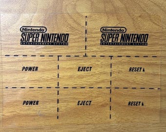 Zestaw transferowy UV DTF - SNES