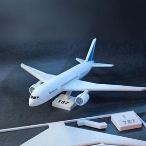 Boeing 787 Dreamliner Kit Card – Build Your Own 3D Airplane Model | DIY Aircraft Gift, Aviation Collectible & Pilot Enthusiast Present