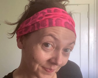 Vibrant Pink Fabric Headband