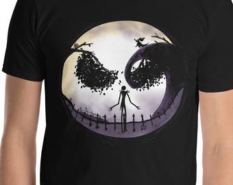 Jack Skellington, Kurzarm-Unisex-T-Shirt