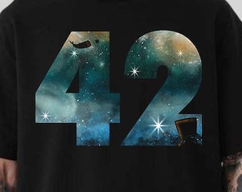 42, Guía del autoestopista, Camiseta unisex