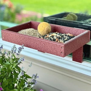 Window Mount Platform Tray Bird Feeder