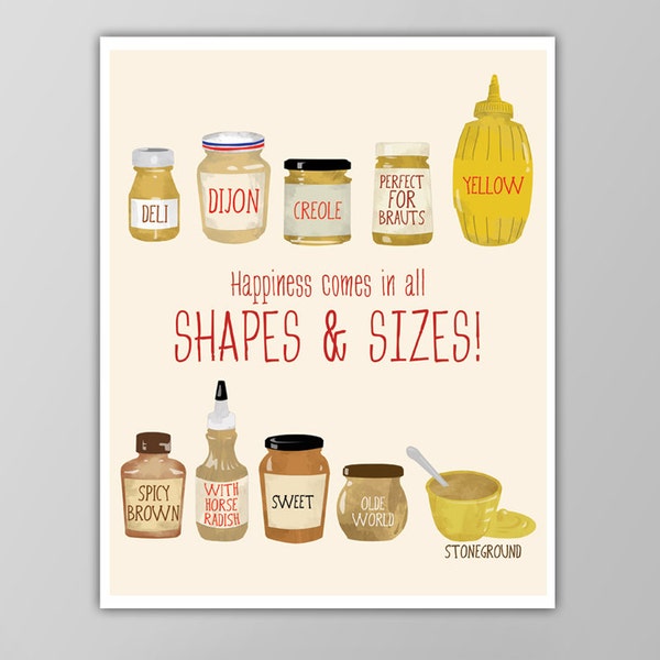 Mustard Art Etsy