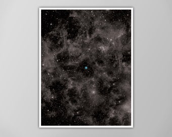 Pale Blue Dot Art Print - Galaxy Wall Art - The Cosmos Poster - Astronomy Decor - Giclee or Canvas Printing!