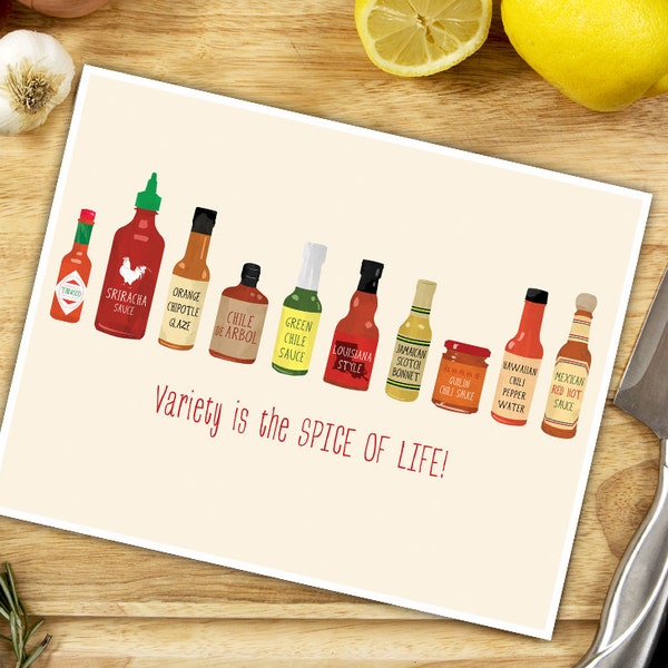 Hot Sauce Art Etsy