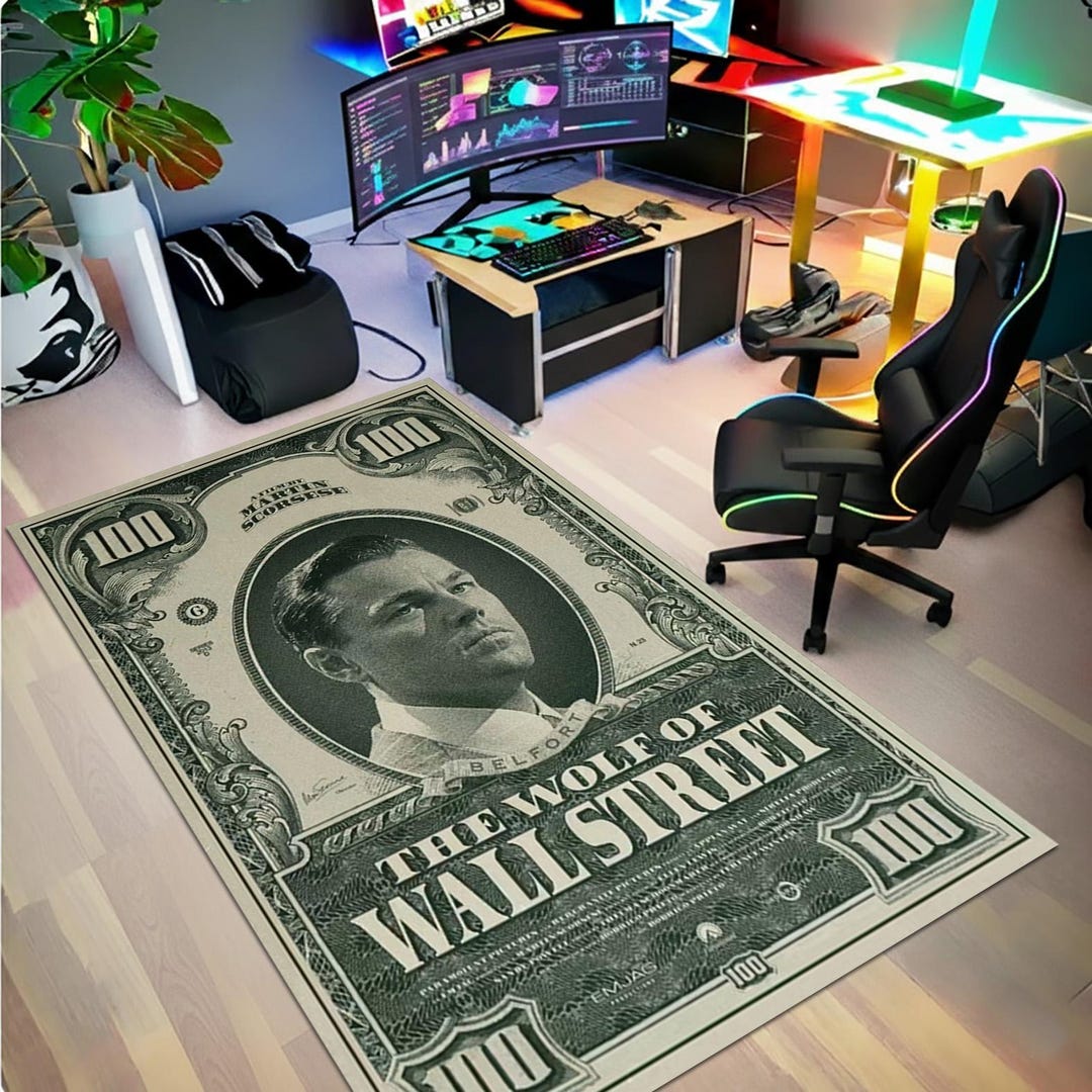 Coins Area Rug Dolar Themed Area Rug, Money Theme Floor Mat, Vintage Currency Carpet ...