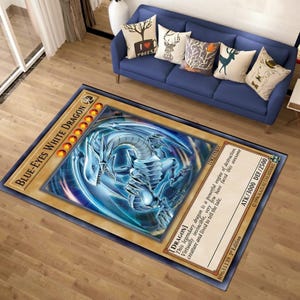 yugioh card rug Yu-Gi-Oh! Exodia – Soytarı Mint / near mint condition trading card Handmade tufted Polymerization Yugioh rug